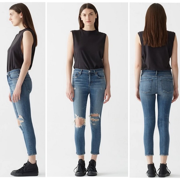 Agolde Denim - AGOLDE Sophie High Rise Skinny Crop 26